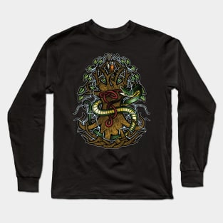 Yggdrasil Ragnarok (Full Color) Long Sleeve T-Shirt